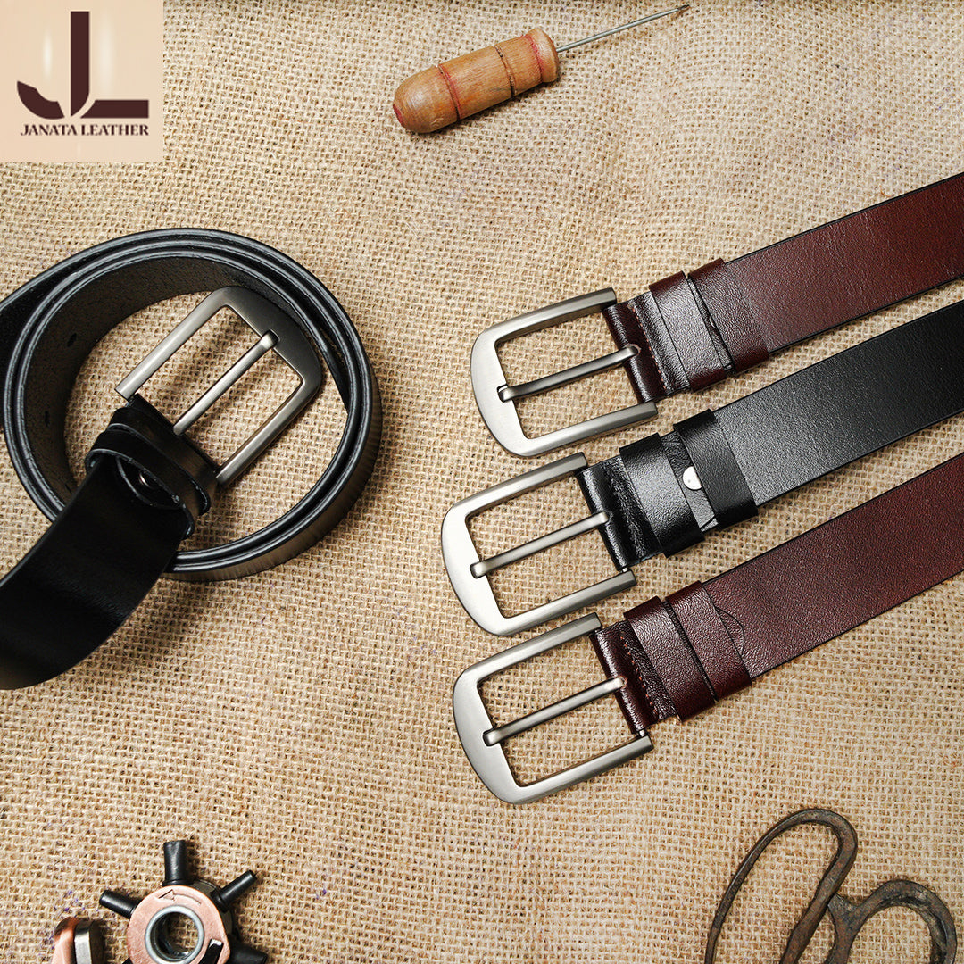 Janata Genuine Leather Belt for Men