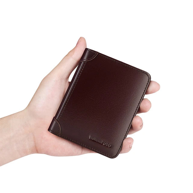 Leather Short Wallet