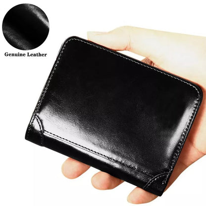 Leather Short Wallet
