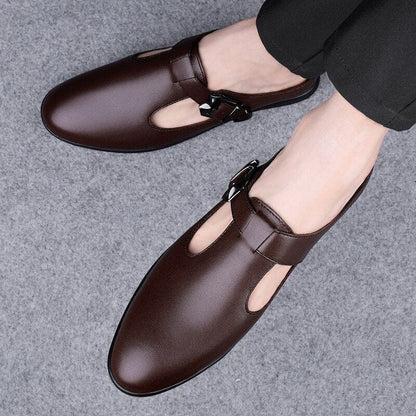 Men's Premium Leather Slip on mules Casual Shoes