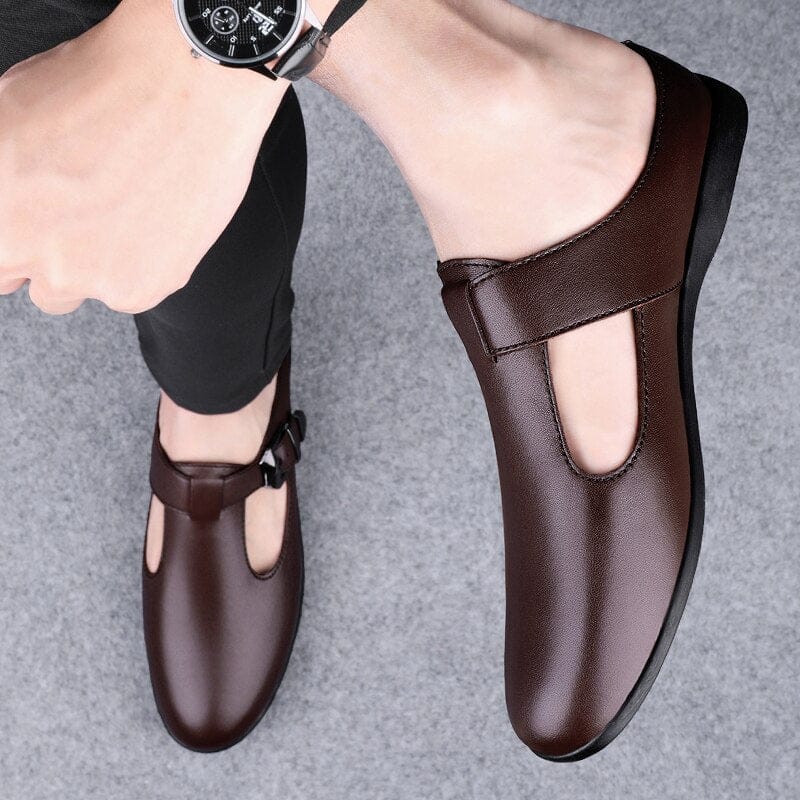 Men's Premium Leather Slip on mules Casual Shoes