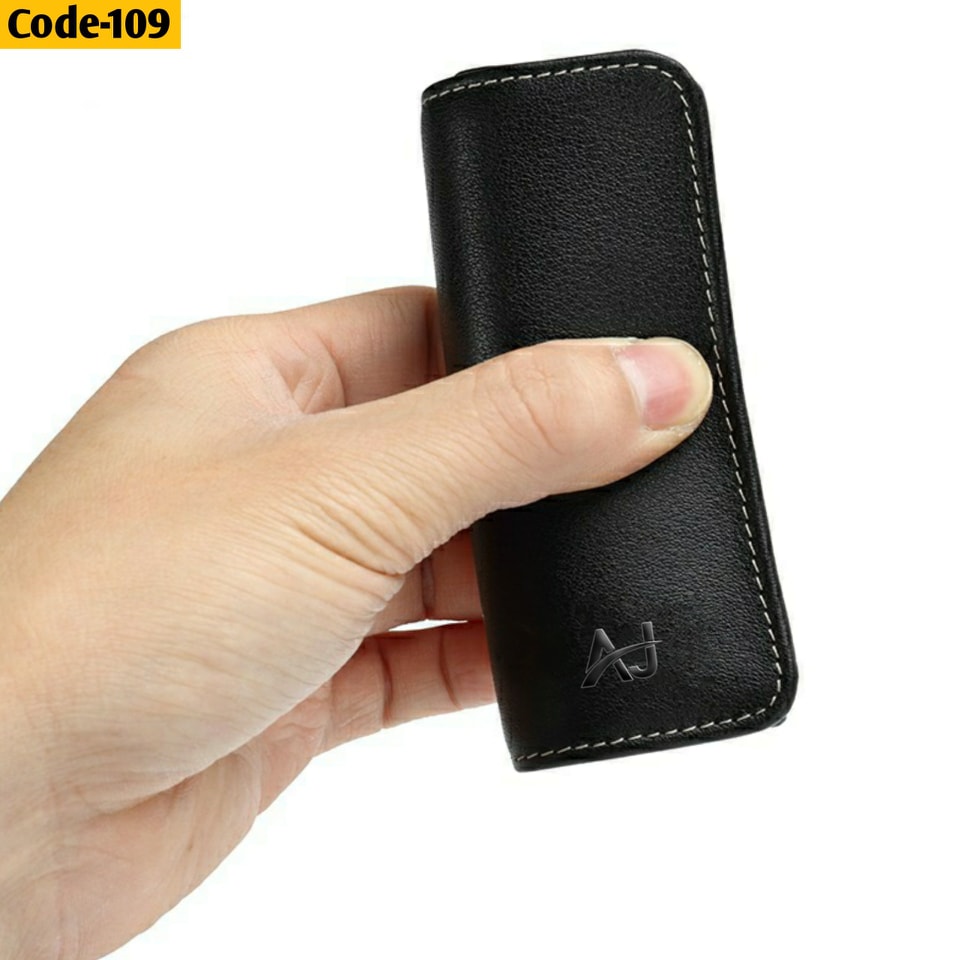 Leather Bifold Back Zipper Wallet For Men