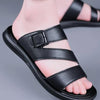 Stylish Leather Slip-On Sandal For Men