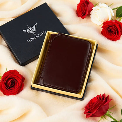 Leather Short Wallet