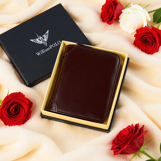 Leather Short Wallet