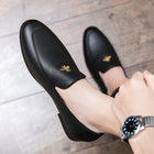 Luxury genuine Leather Tassel Loafers JST - 002