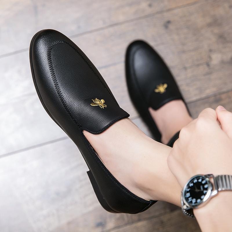 Luxury genuine Leather Tassel Loafers JST - 002