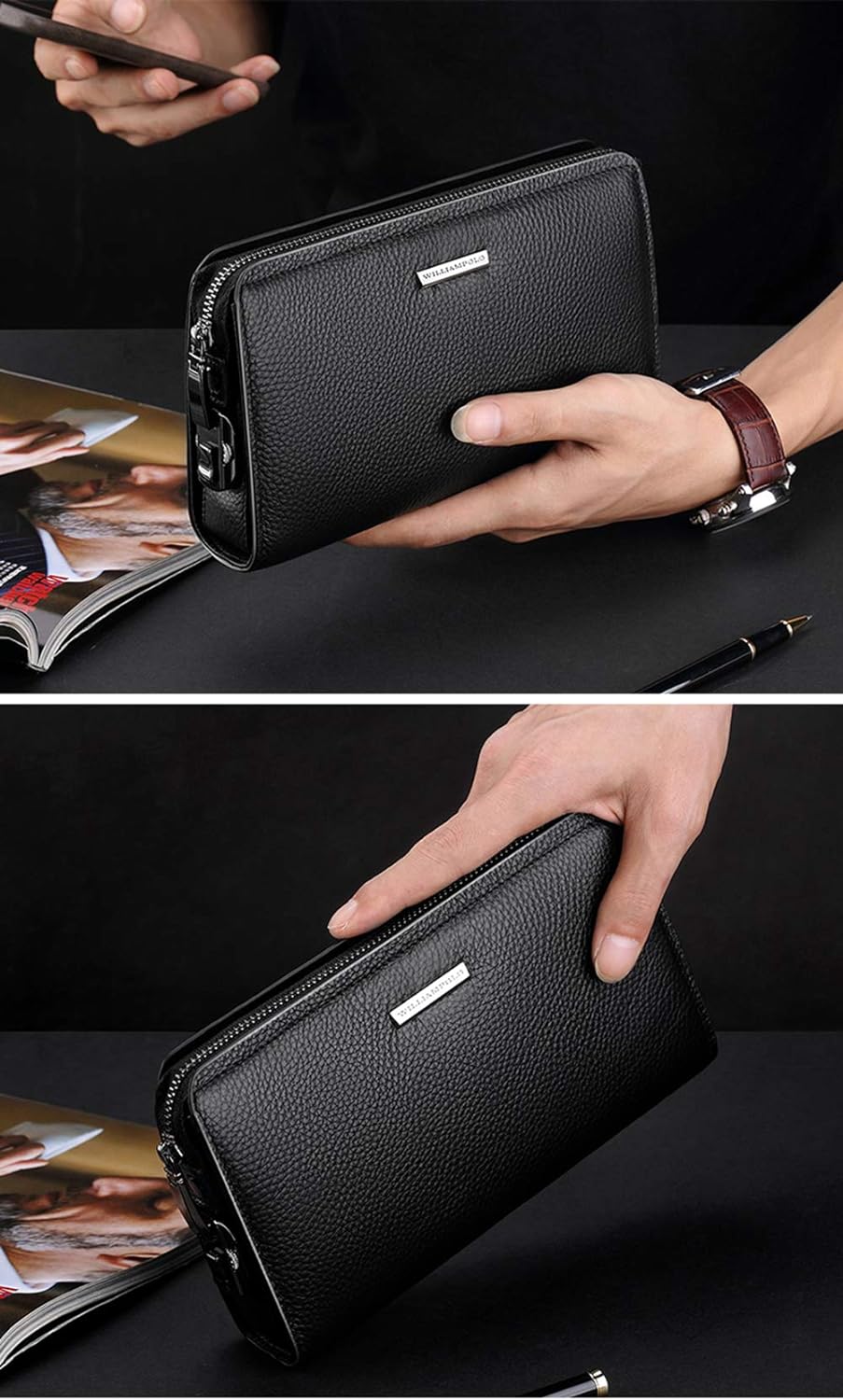 Luxury Mini Clutch Bag by JANATA | Hand loop & Hand strap