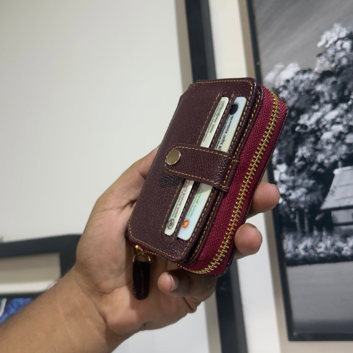 Premium Full Chrome Leather Wallet