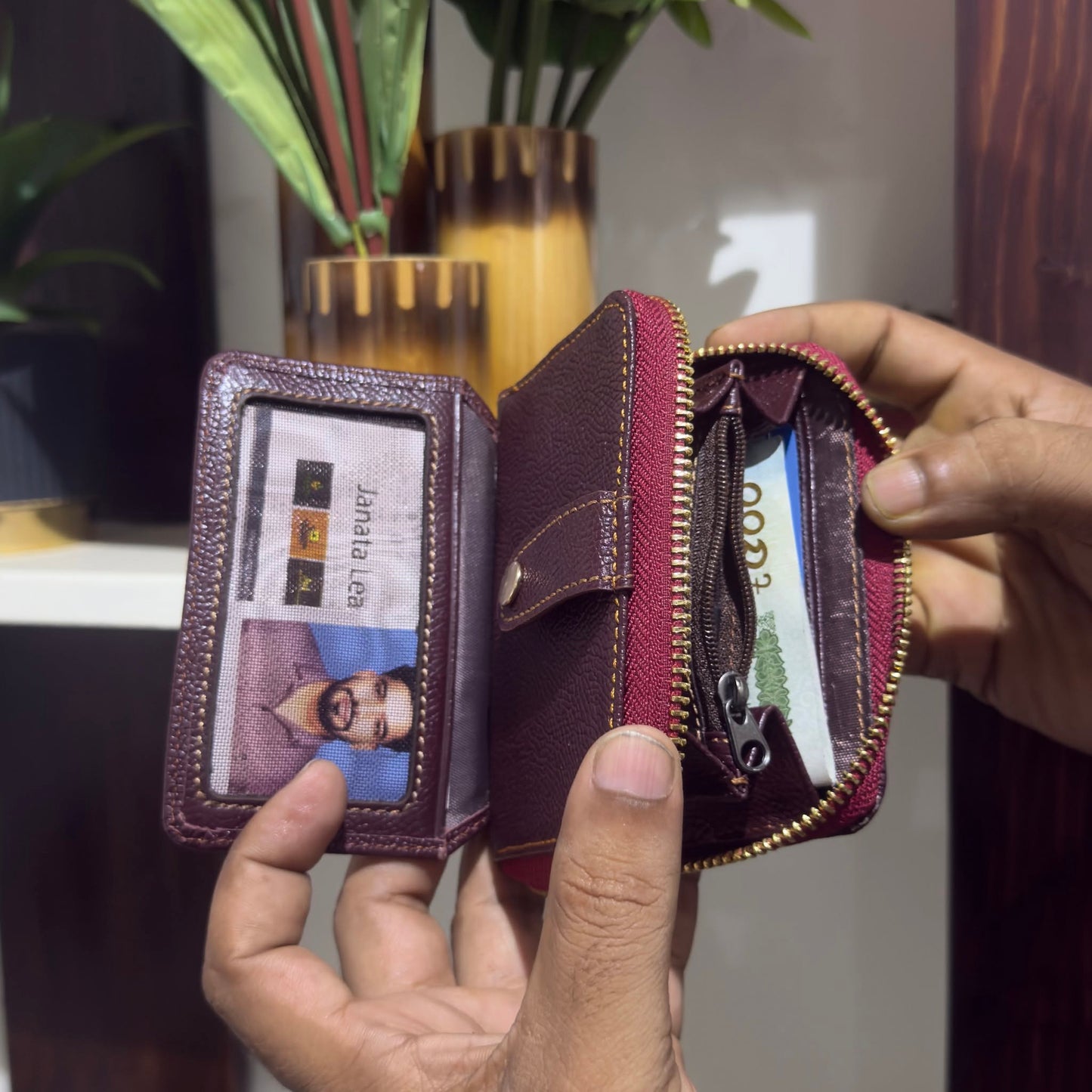 Premium Full Chrome Leather Wallet