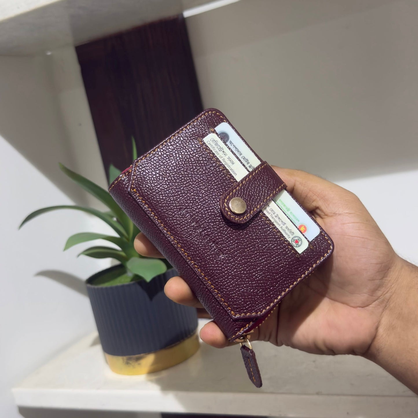 Premium Full Chrome Leather Wallet
