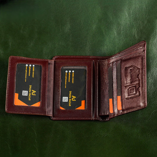 Agon Leather Short Wallet