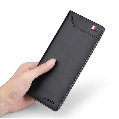 Premium Leather Long Wallet