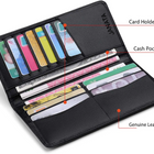 Premium Leather Long Wallet