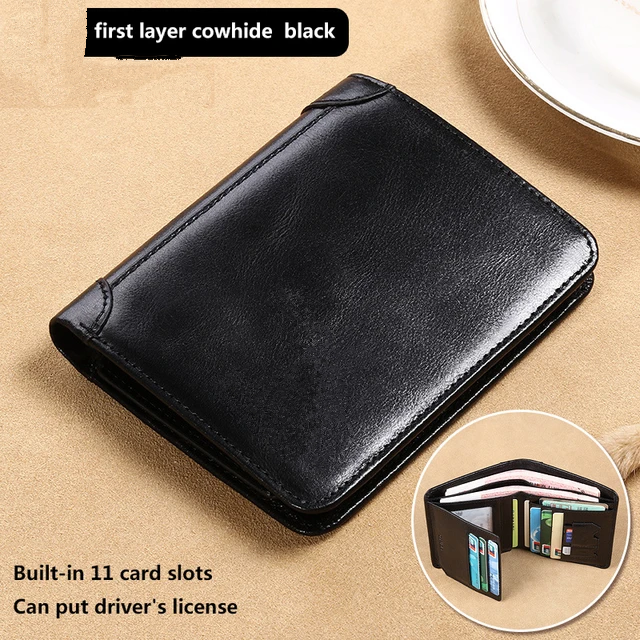 Leather Short Wallet