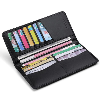 Premium Leather Long Wallet