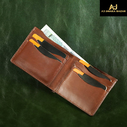 Top-Grain Leather Slim Wallet