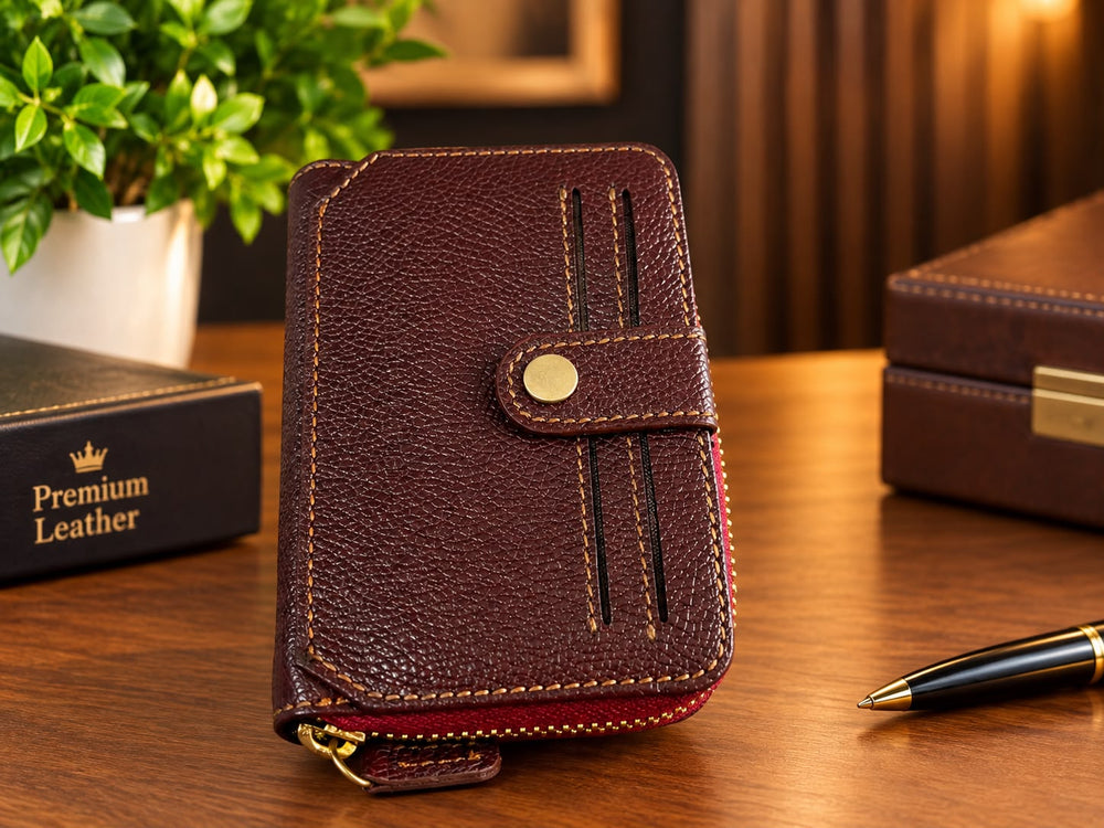 Premium Full Chrome Leather Wallet