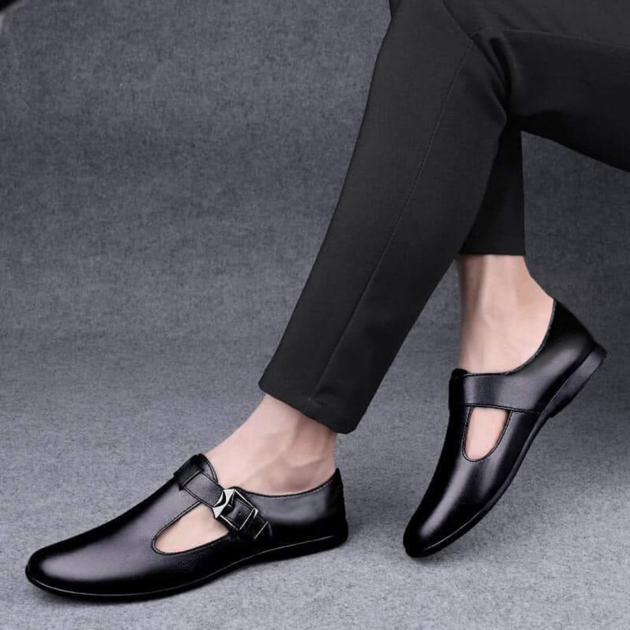 Men's Premium Leather Slip on mules Casual Shoes
