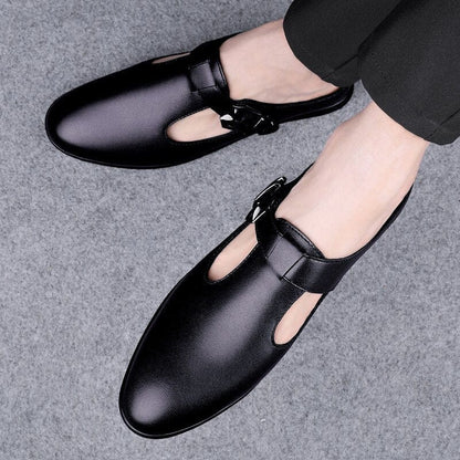 Men's Premium Leather Slip on mules Casual Shoes
