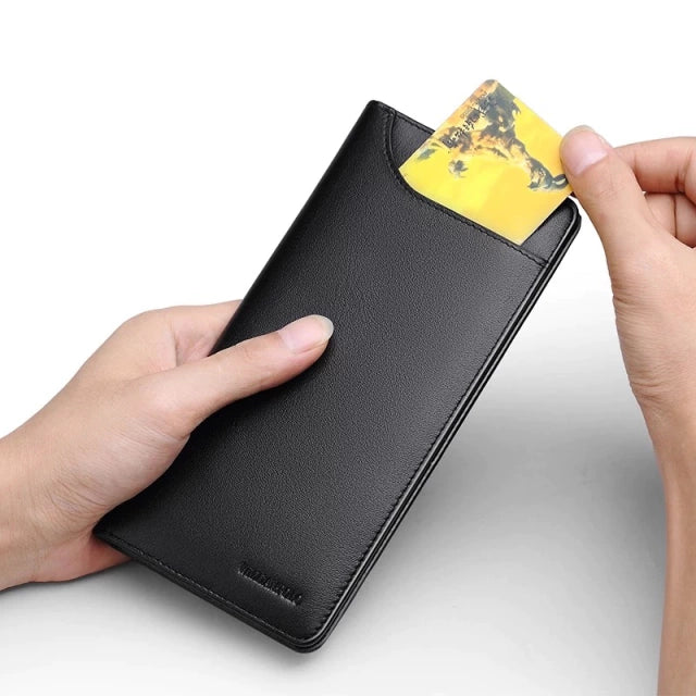 Premium Leather Long Wallet