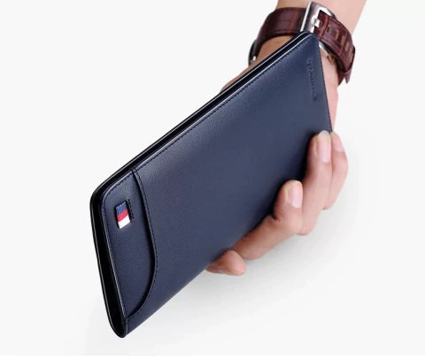 Premium Leather Long Wallet